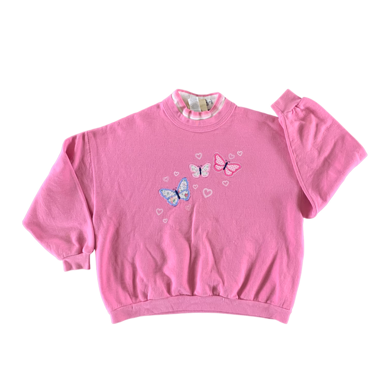 Vintage 1990s Butterfly Sweatshirt size Large