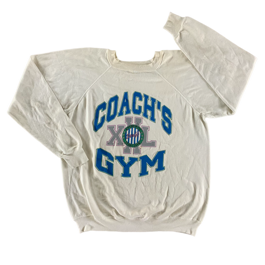 Vintage 1990s Coach's GYM Sweatshirt size XL
