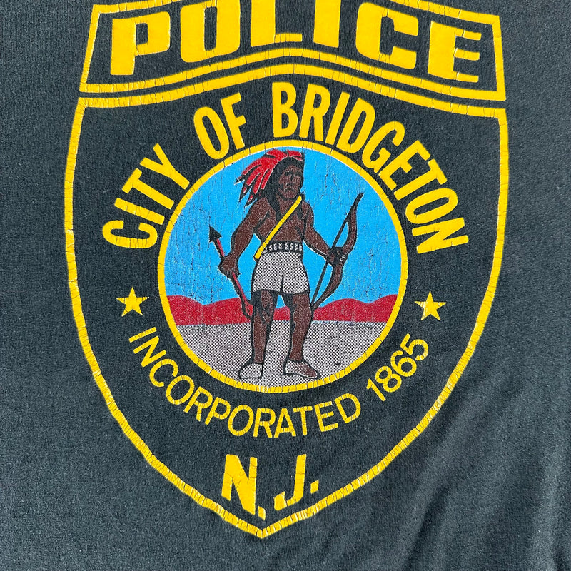 Vintage 1980s Police T-shirt size Large