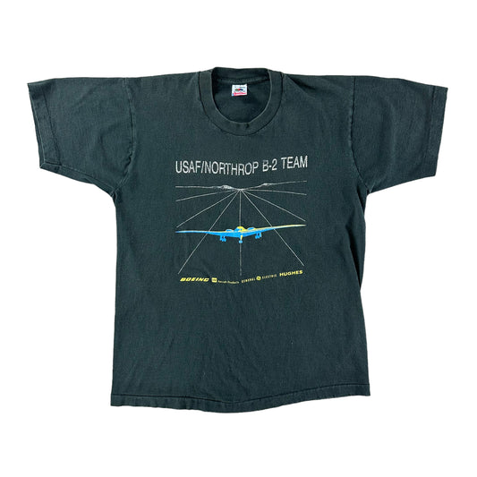 Vintage 1989 B-2 Bomber T-shirt size Large