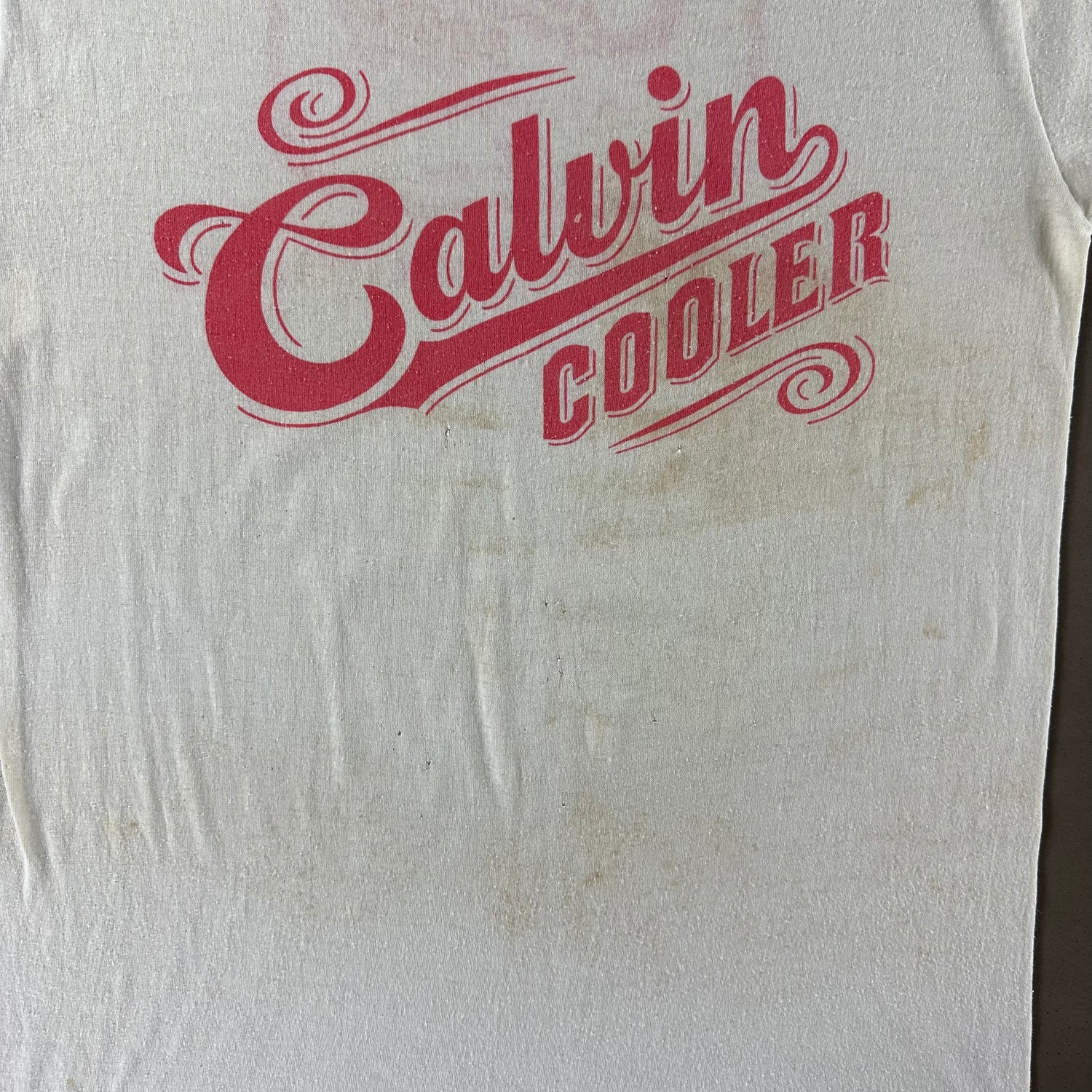 Vintage 1980s Calvin Cooler T-shirt size XL