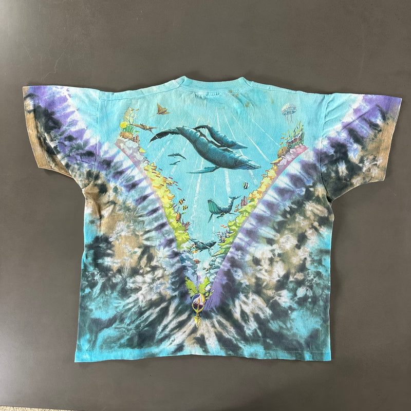 Vintage 1990s Liquid Blue Dolphin T-shirt size XL