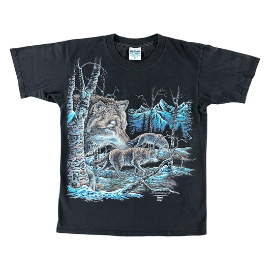 Vintage 1995 Wolf T-shirt size Medium