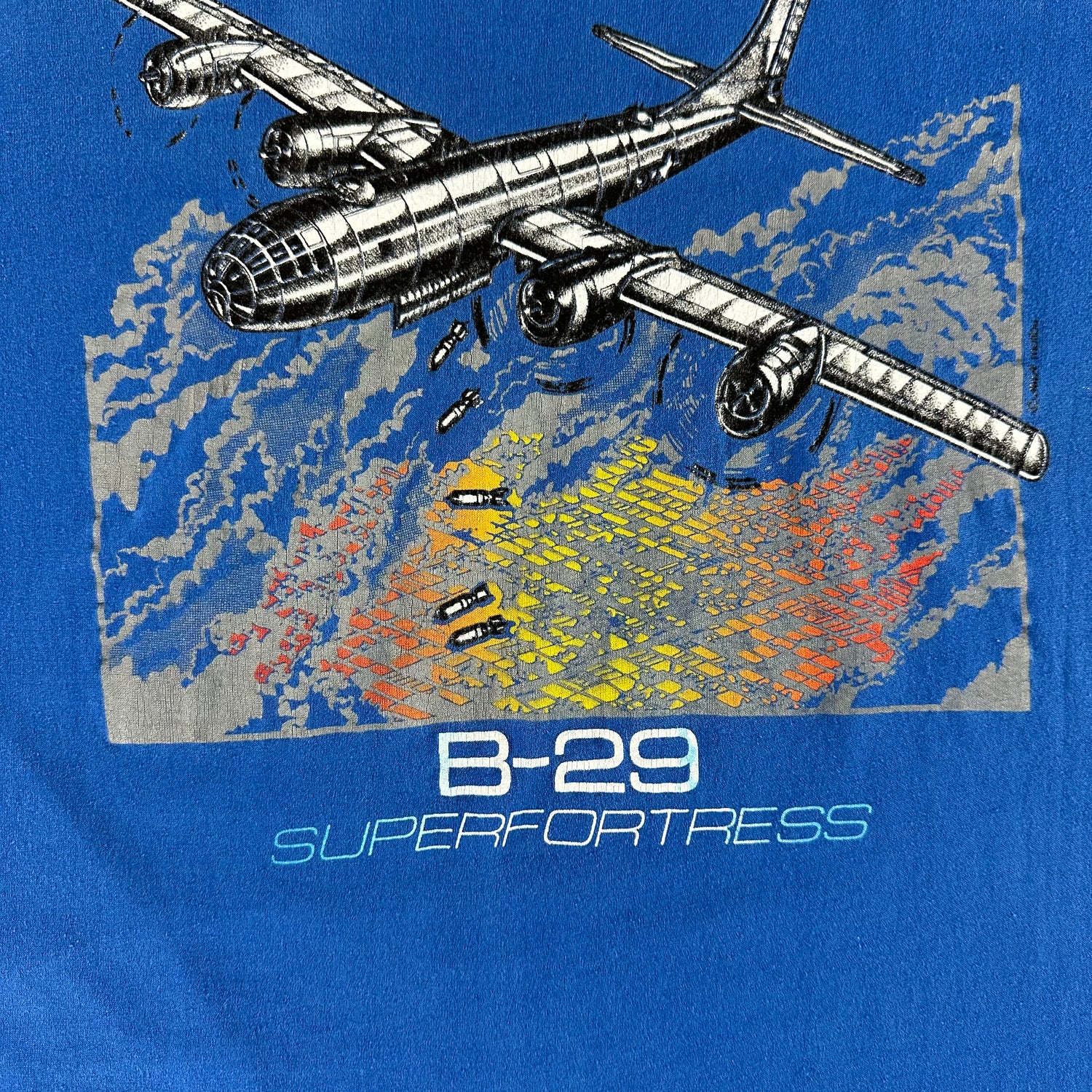 Vintage 1980s B-29 Bomber T-shirt size XL