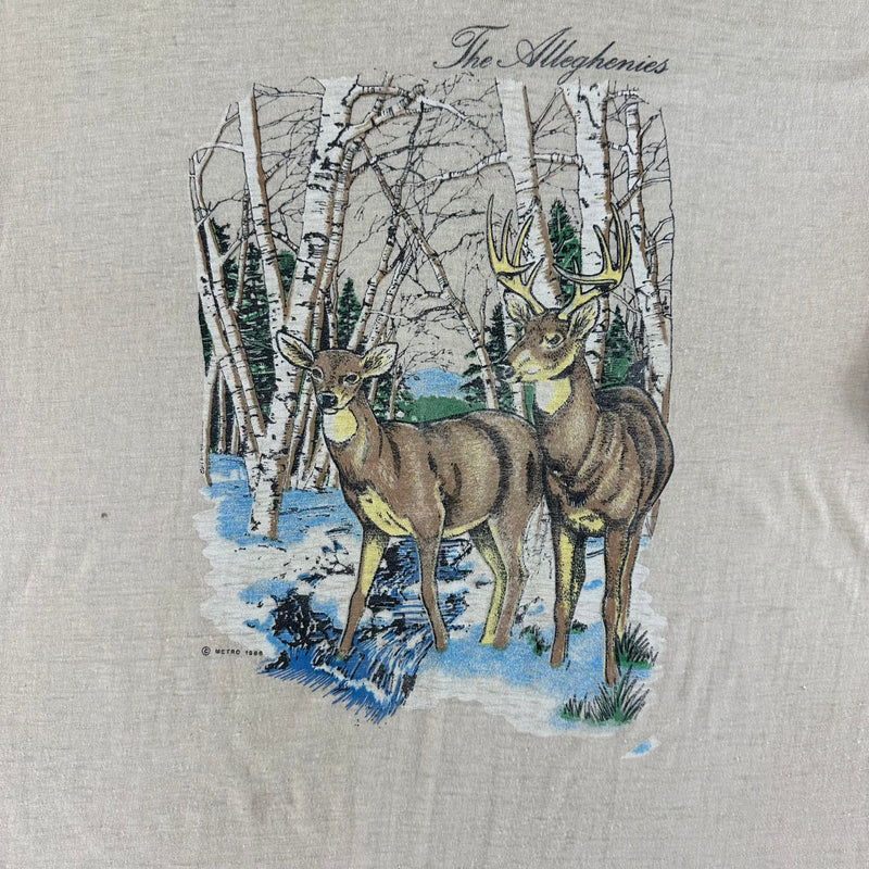 Vintage 1986 Deer T-shirt size XL