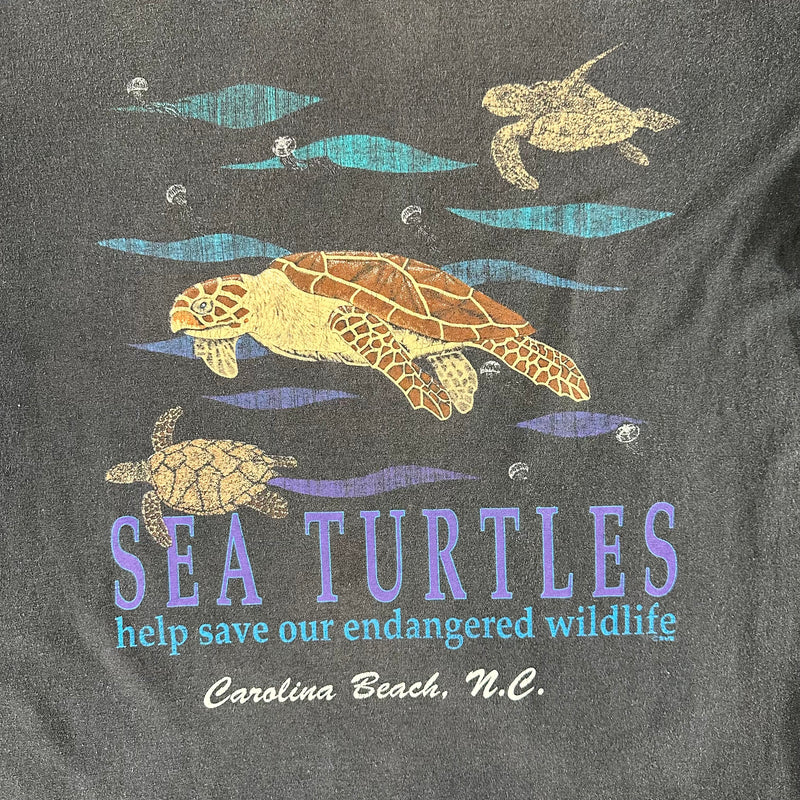 Vintage 1990s Sea Turtle T-shirt size Large