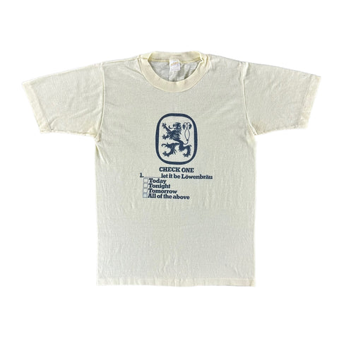 Vintage 1980s Lowenbrau T-shirt size Medium