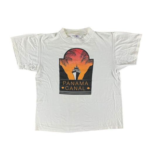 Vintage 1990s Panama Canal T-shirt size XXL