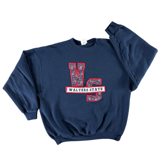 Vintage 1990s Walters State Sweatshirt size XL