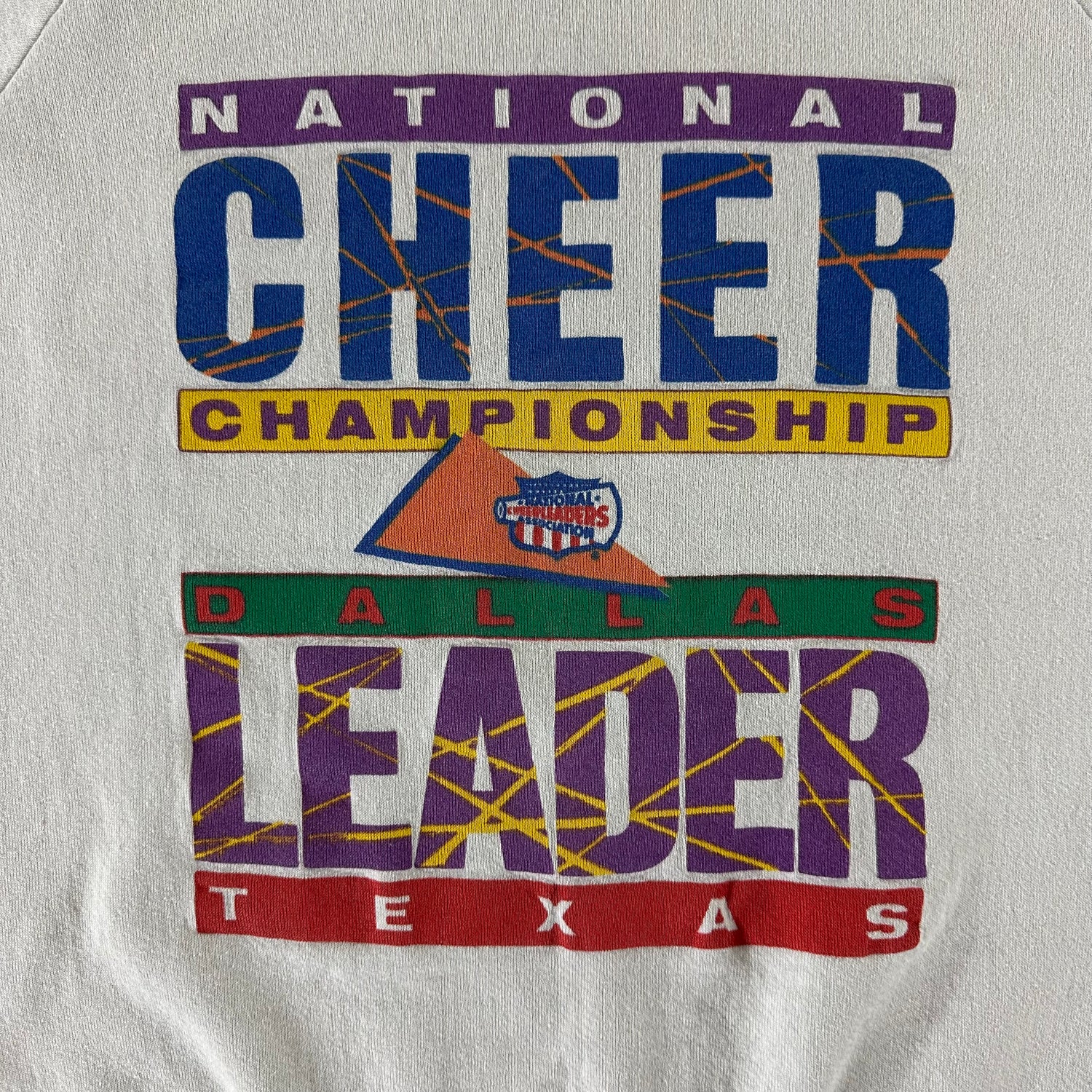 Vintage 1990s Cheerleader Championship Sweatshirt size Large