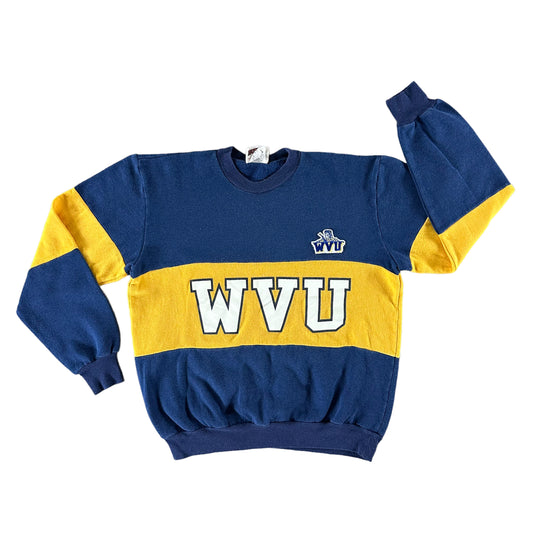 Vintage 1980s West Virginia University Sweatshirt size Medium
