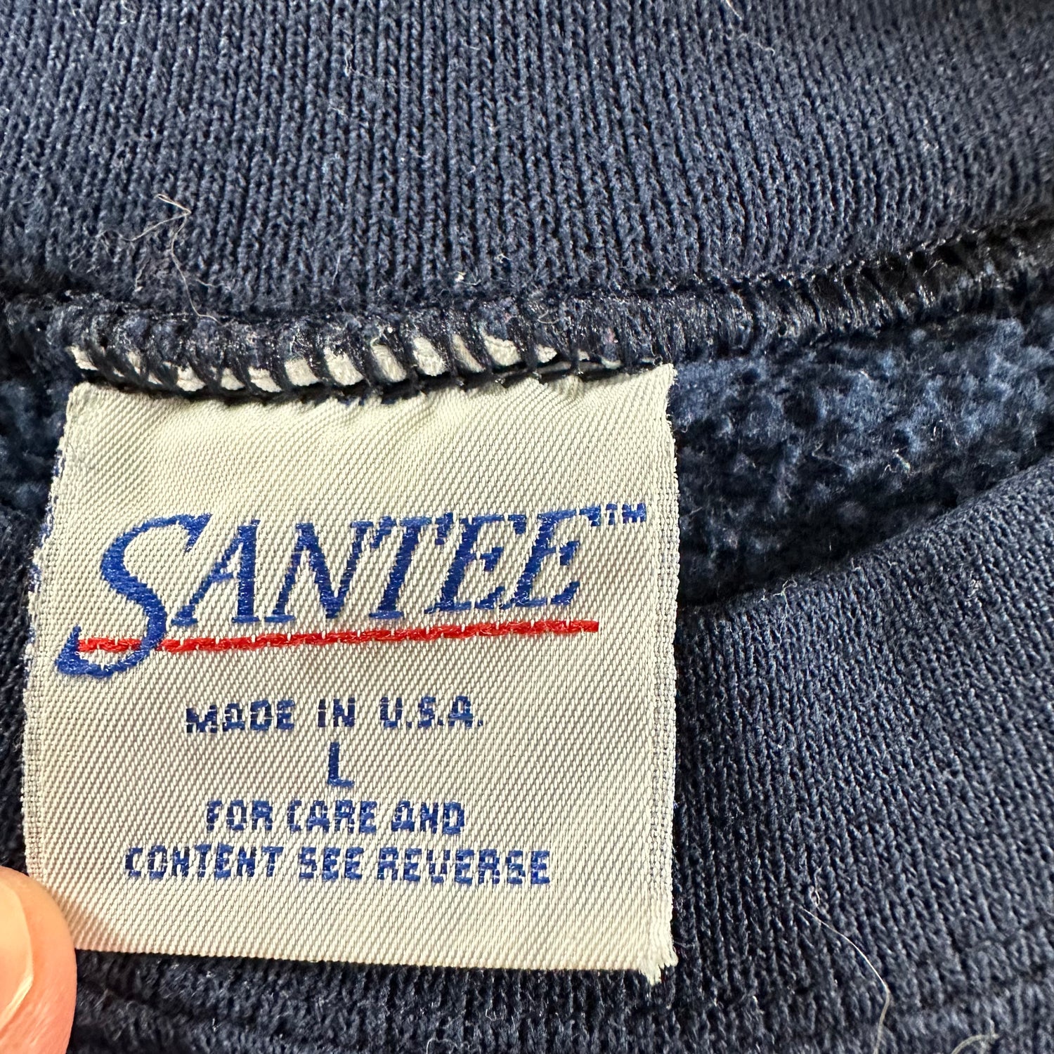 Vintage 1990s Navy Sweatshirt size Large
