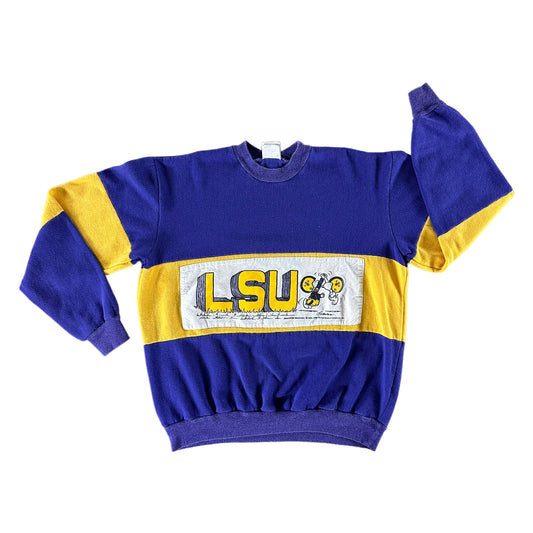 Vintage 1980s LSU Sweatshirt size Large