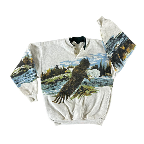 Vintage 1990s Eagle Sweatshirt size XL