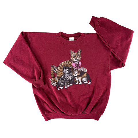 Vintage 1990s Kitten Sweatshirt size XL