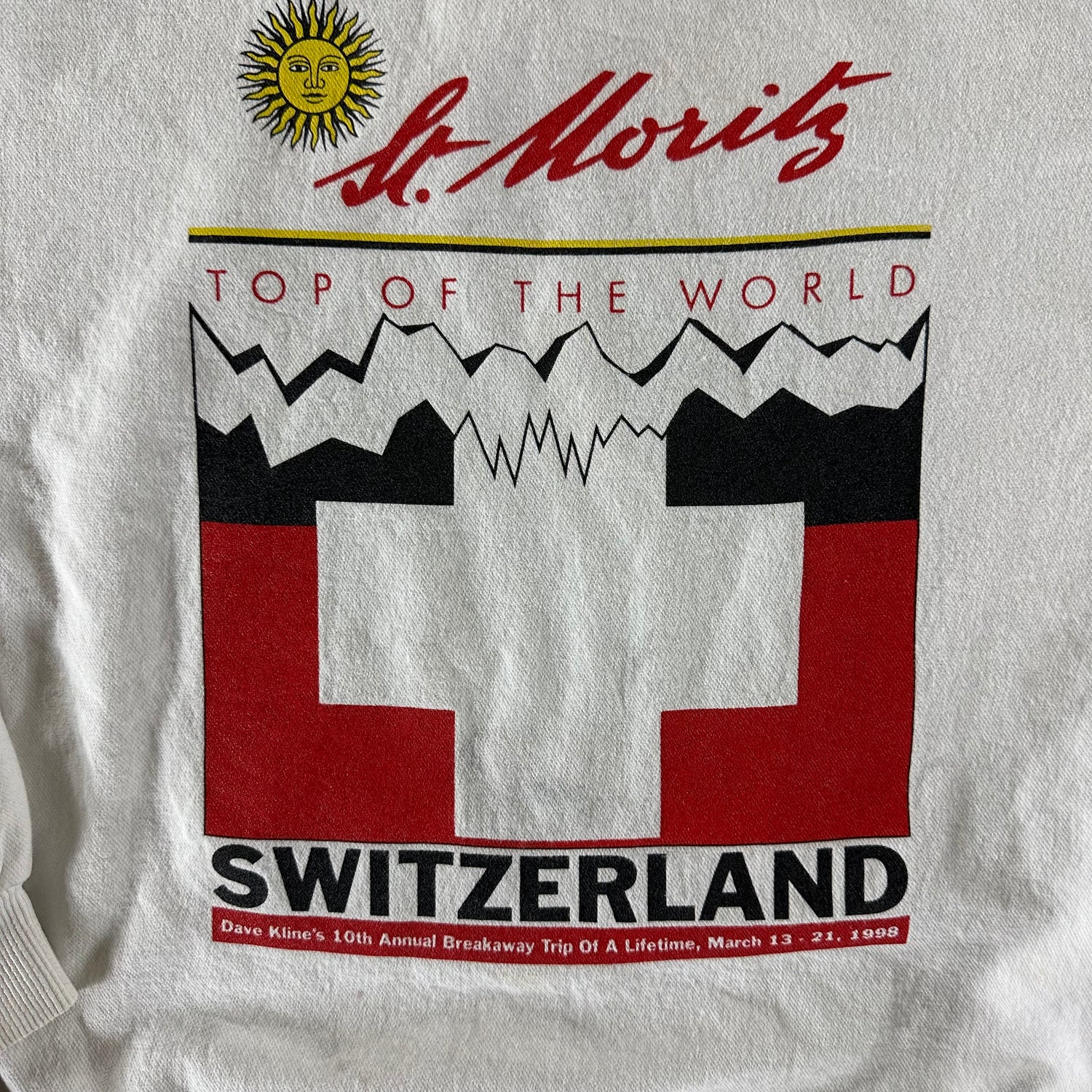 Vintage 1990s Switzerland Sweatshirt size XL