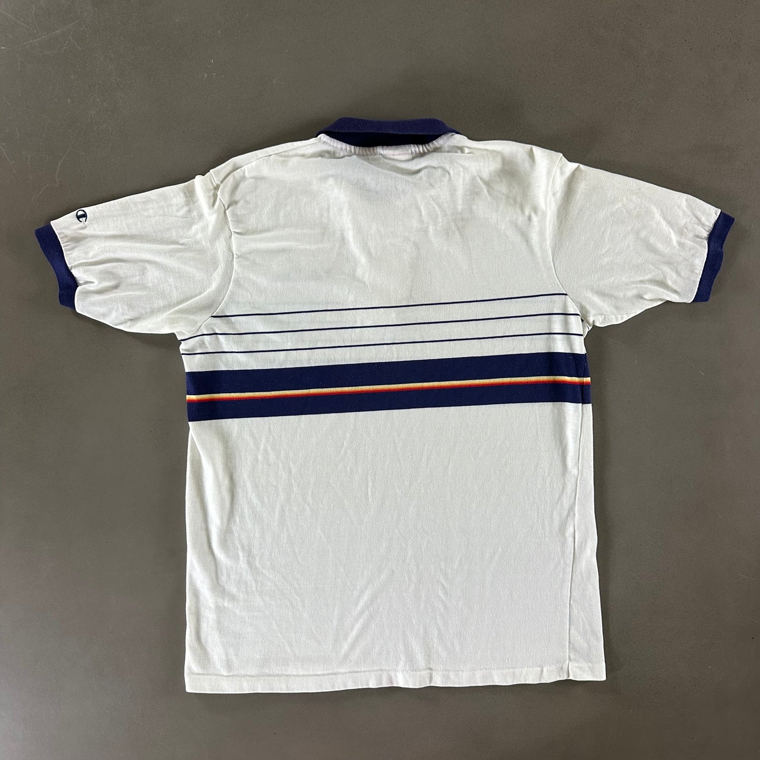 Vintage 1980s Notre Dame University Polo T-shirt size XL