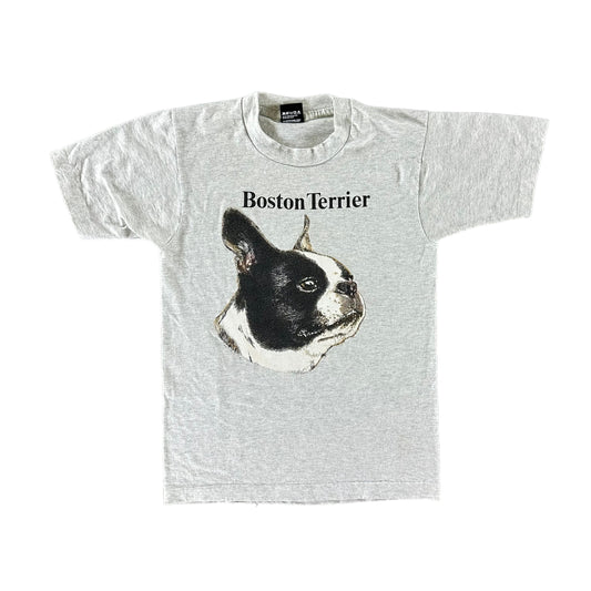 Vintage 1990s Boston Terrier T-shirt size Small