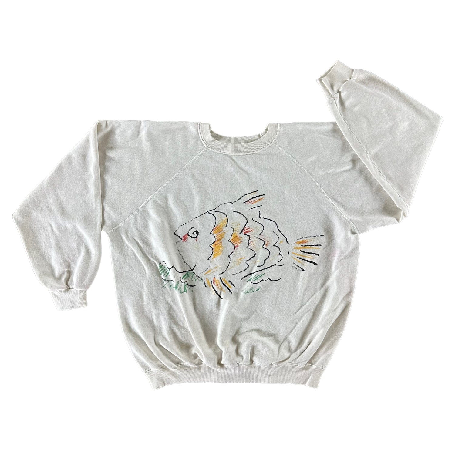 Vintage 1990s Fish Sweatshirt size XL