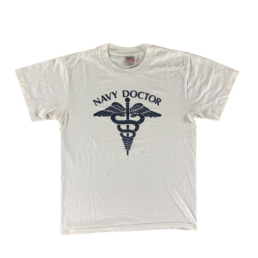 Vintage 1980s Navy Doctor T-shirt size Large