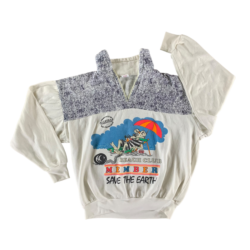 Vintage 1990s Alcatraz Sweatshirt size Large