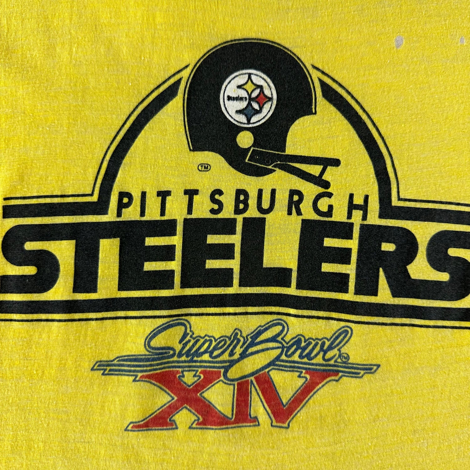 Vintage 1980s Steelers Super Bowls T-shirt size XL