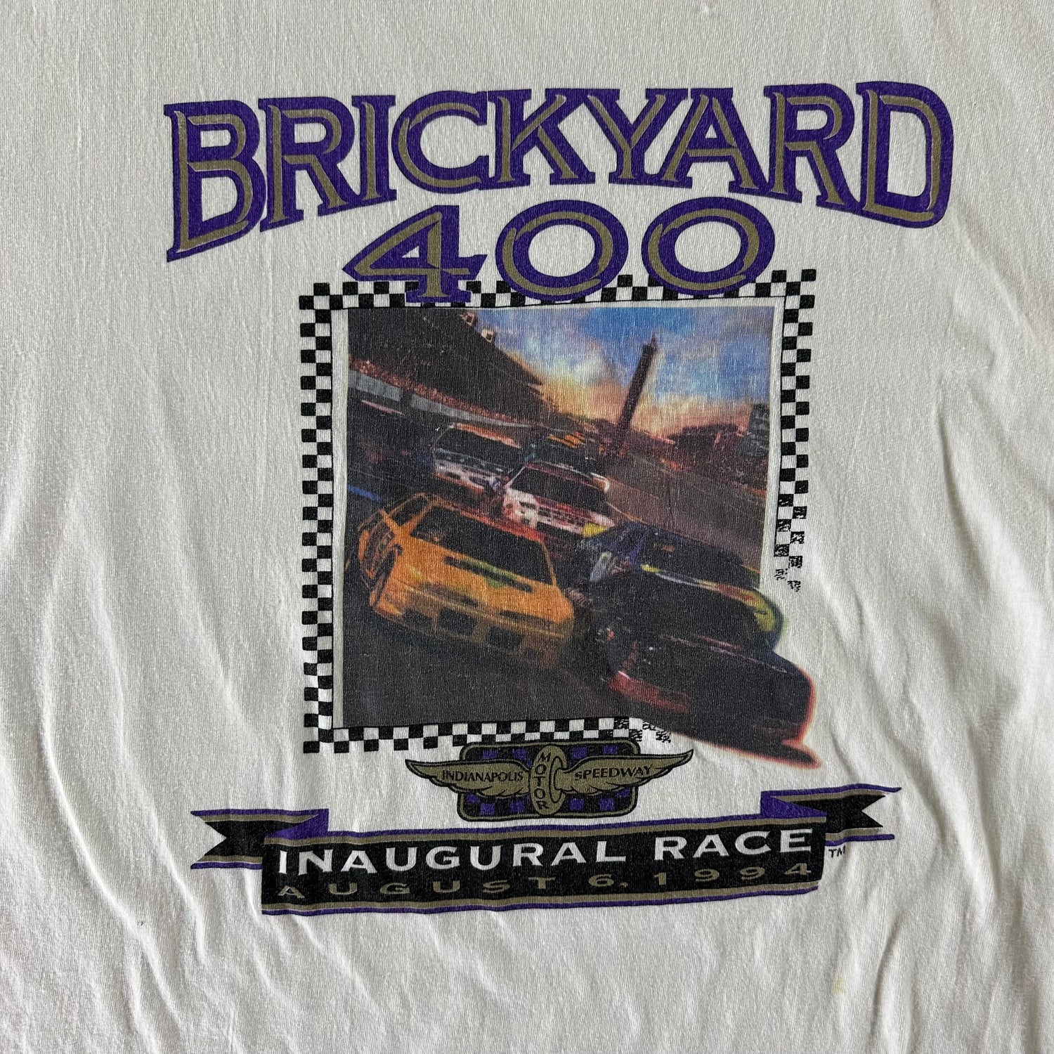 Vintage 1994 Brickyard 400 T-shirt size XL