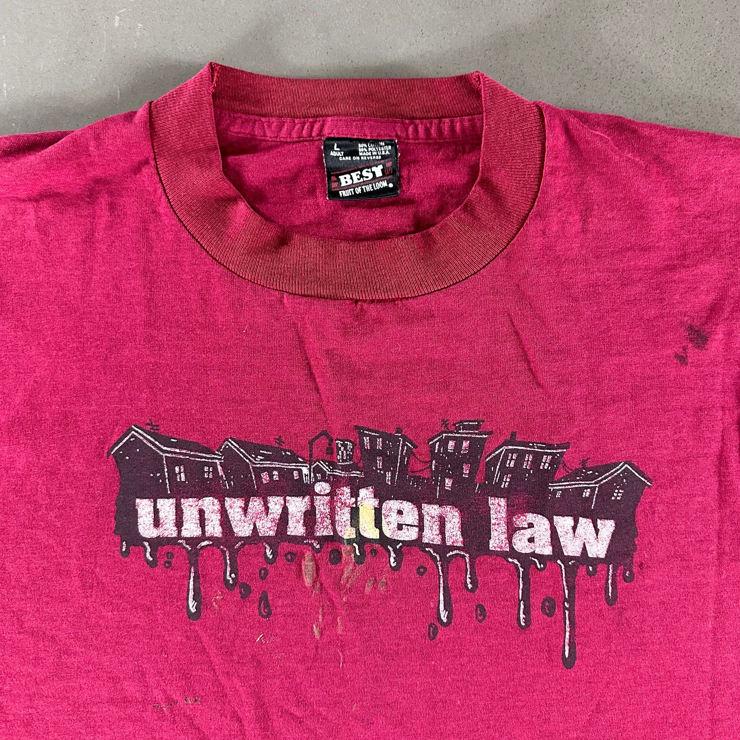 Vintage 1990s Unwritten Law T-shirt size Large
