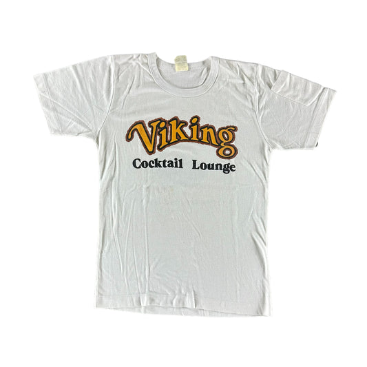 Vintage 1980s Viking Cocktail Lounge T-shirt size Midium