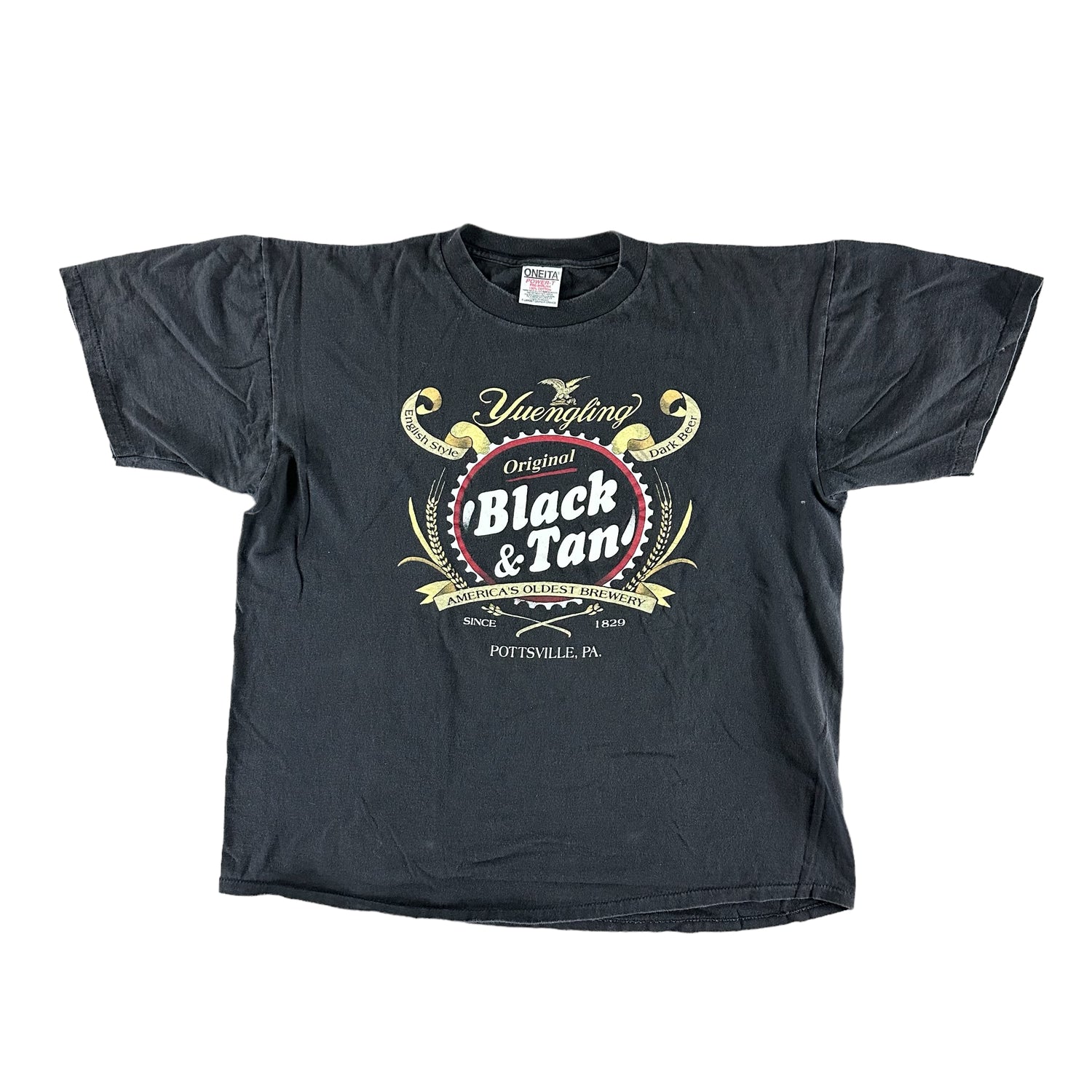 Vintage 1990s Black and Tan Beer T-shirt size XL