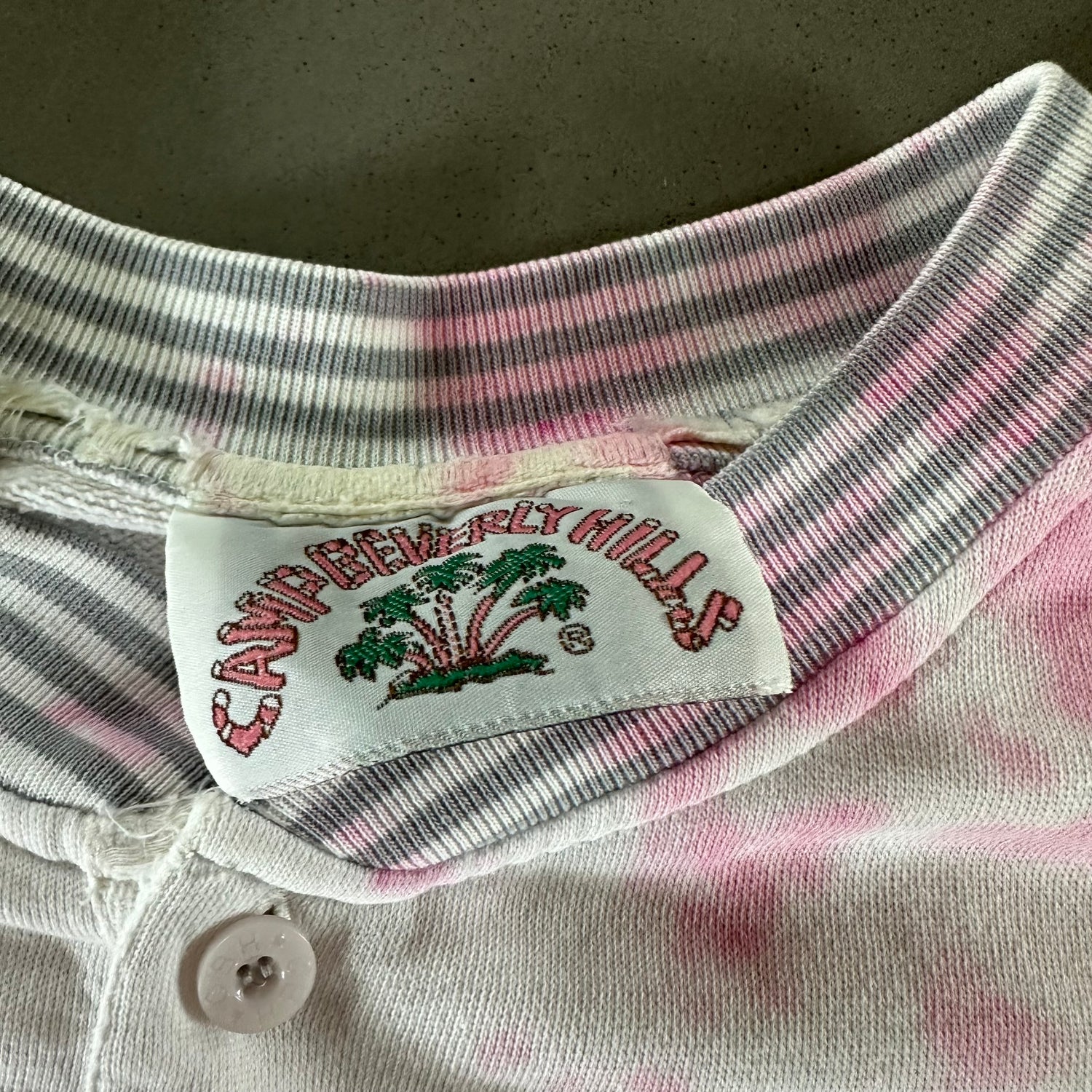 Vintage 1990s Camp Beverly Tie Dye Sweatshirt size Large