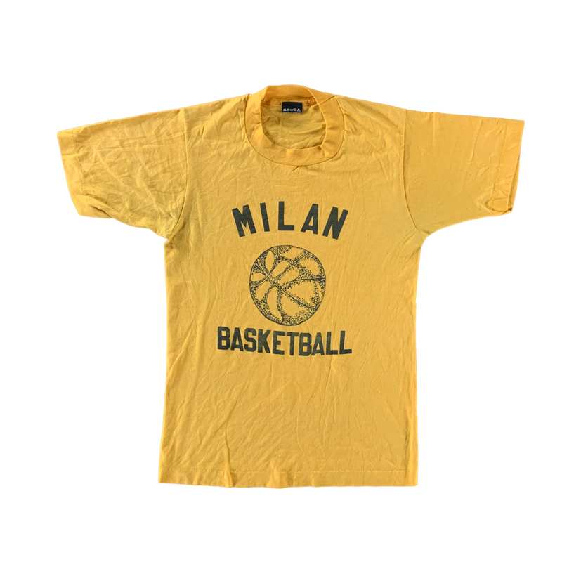 Vintage 1980s Milan Basketball T-shirt size Small