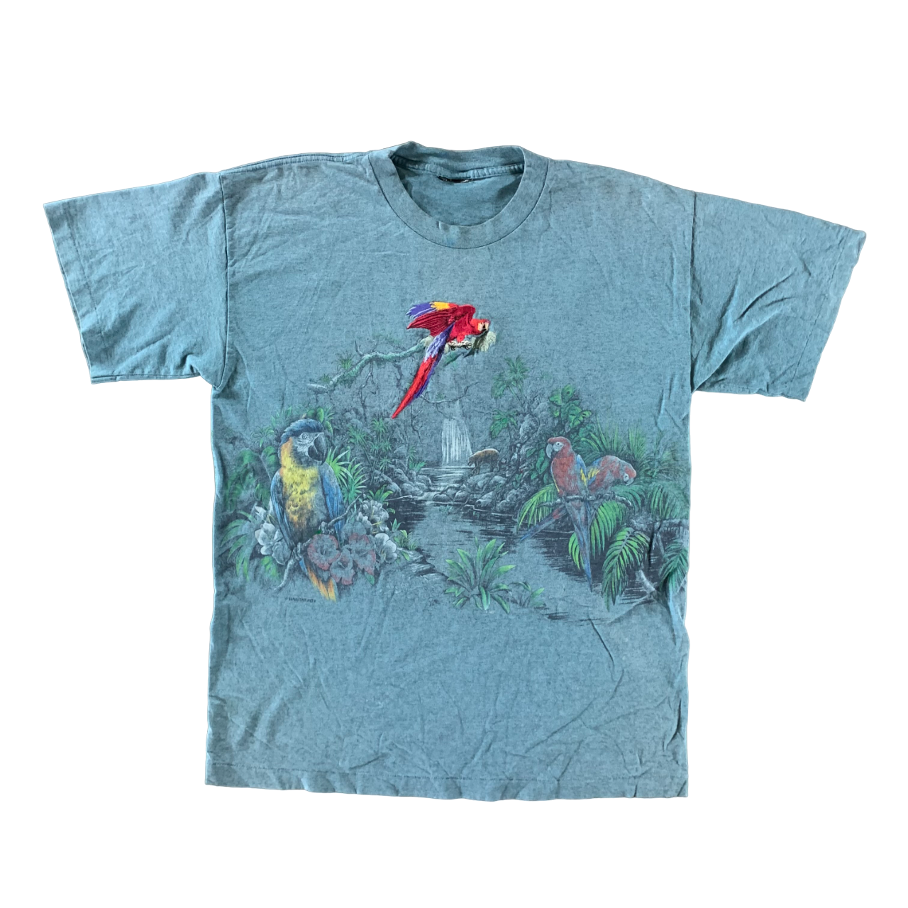 Vintage 1990s Parrott T-shirt size XL