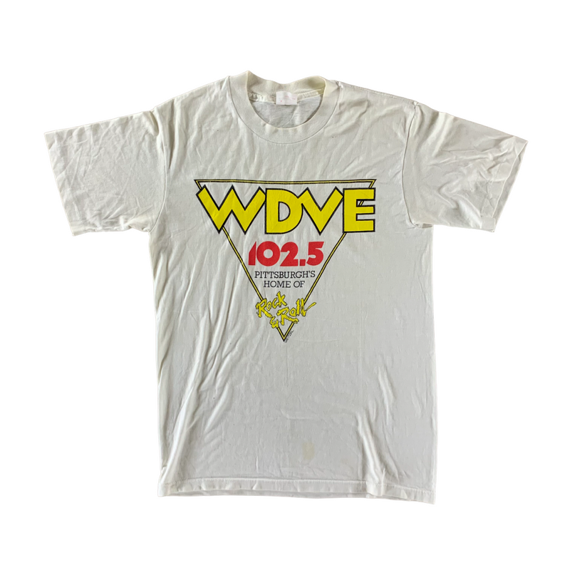 Vintage 1980s Pittsburgh Radio Station T-shirt size Medium
