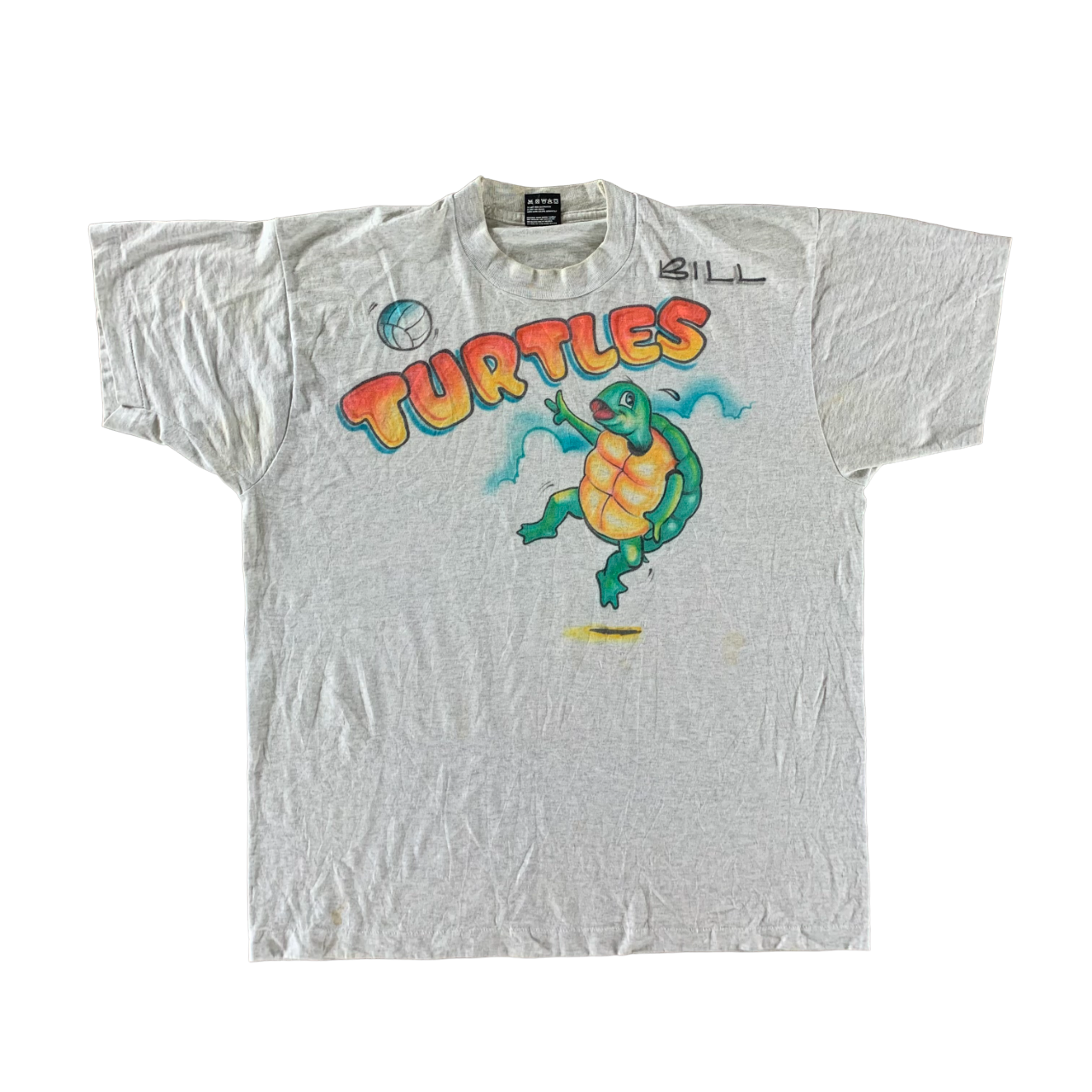 Vintage 1990s Turtle Airbrush T-shirt size XL