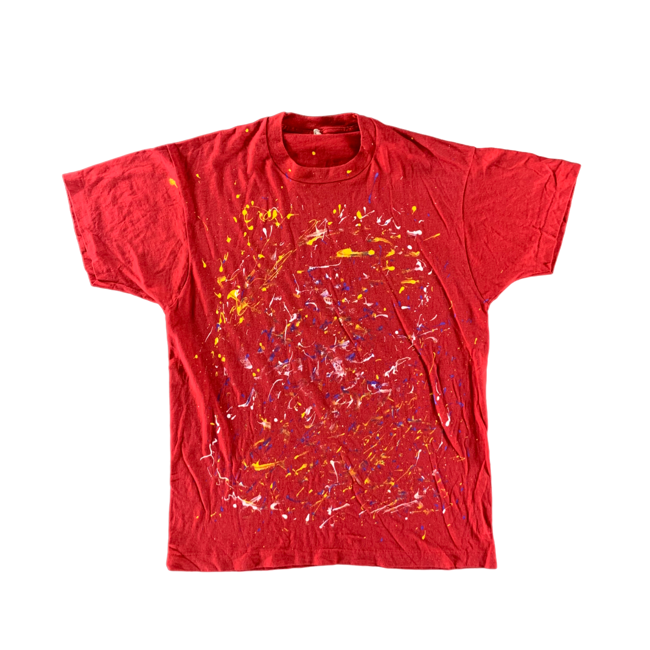 Vintage 1980s Splatter Paint T-shirt size Large