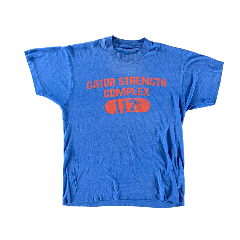 Vintage 1980s Gator Strength Complex T-shirt size XL