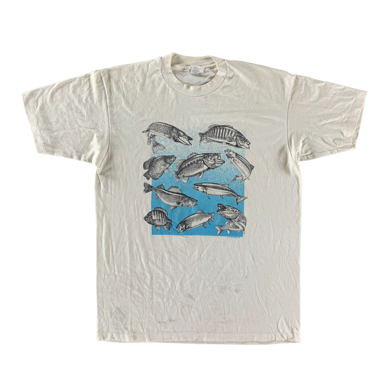 Vintage 1991 Fish T-shirt size Large
