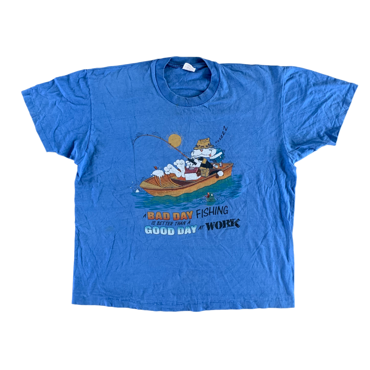Vintage 1988 Fishing T-shirt size XXL