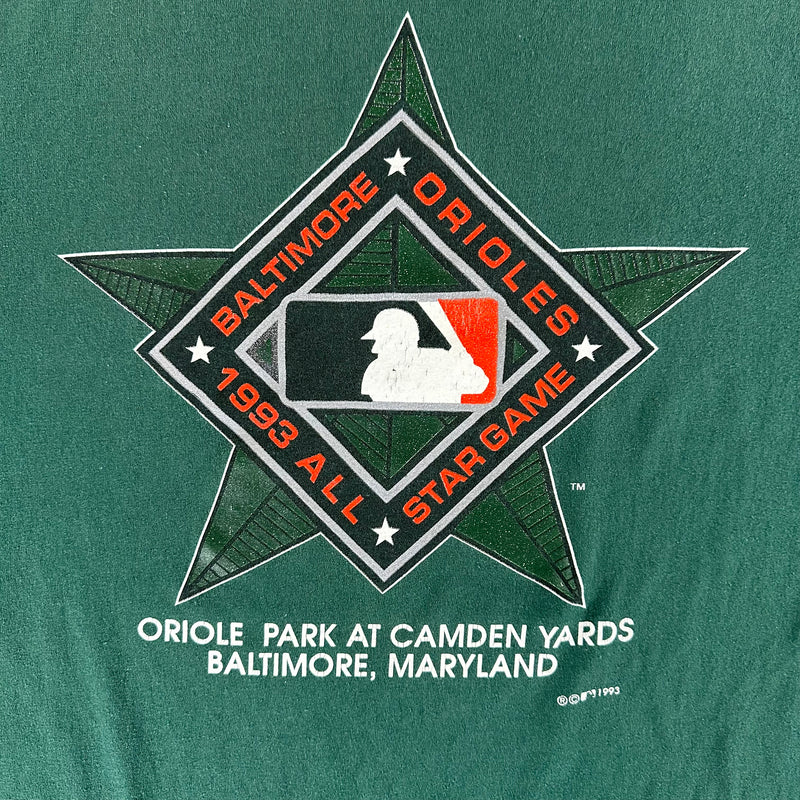 Vintage 1993 Baltimore Orioles T-shirt size Large
