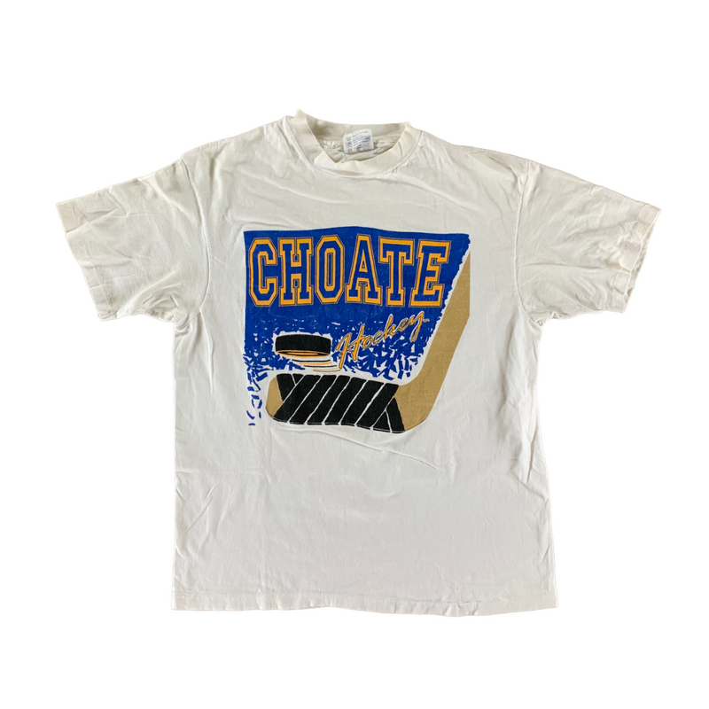 Vintage 1990s Choate Hockey T-shirt size Large