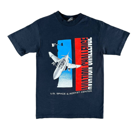 Vintage 1990s F-4 Fighter Jet T-shirt size Medium