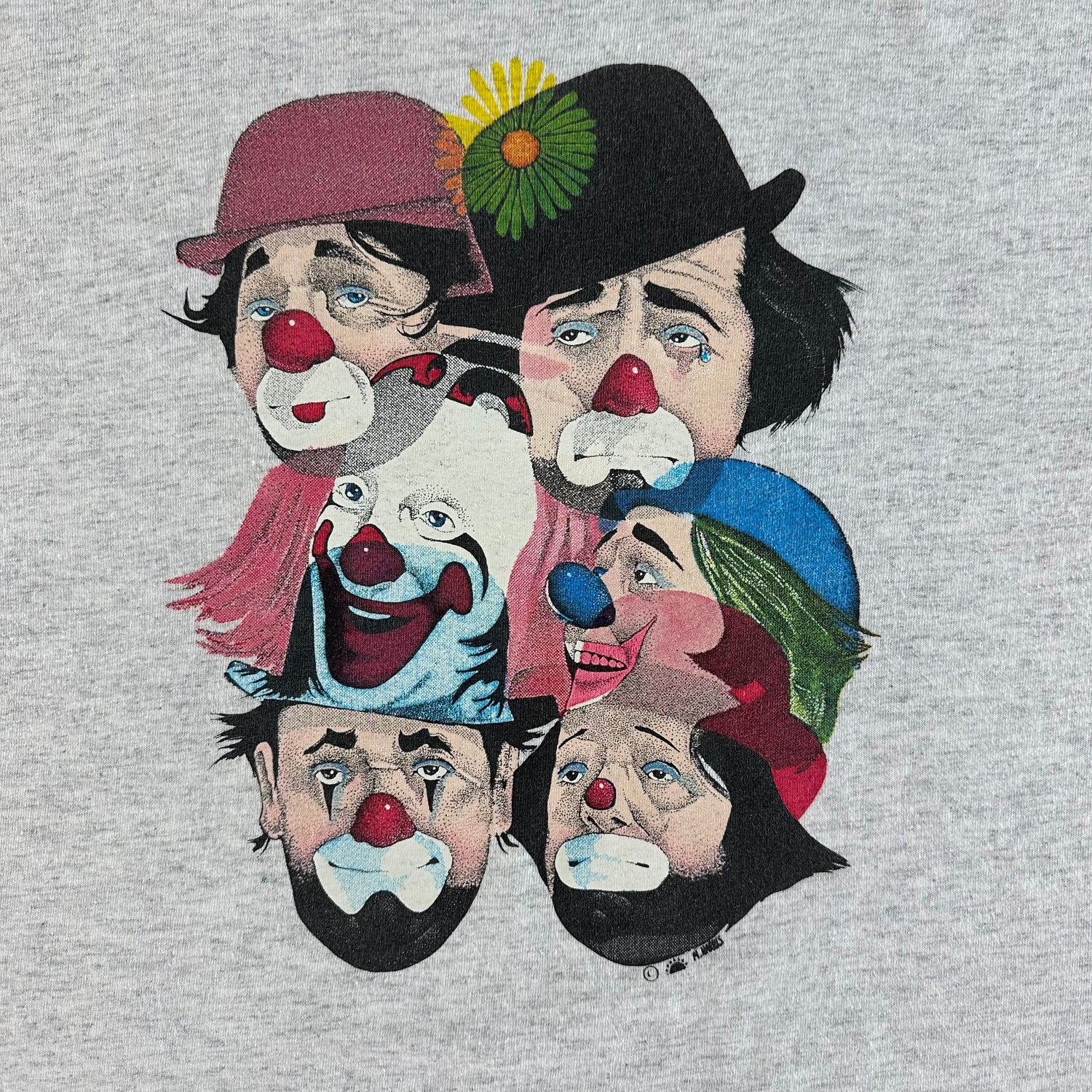 Vintage 1990s Clown T-shirt size XL