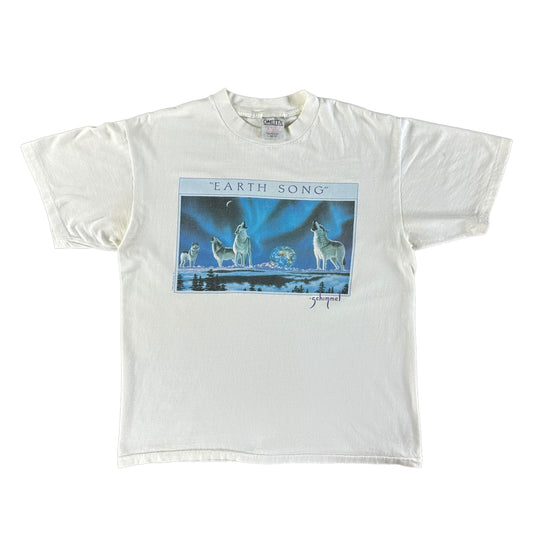 Vintage 1993 Wolf T-shirt size Large