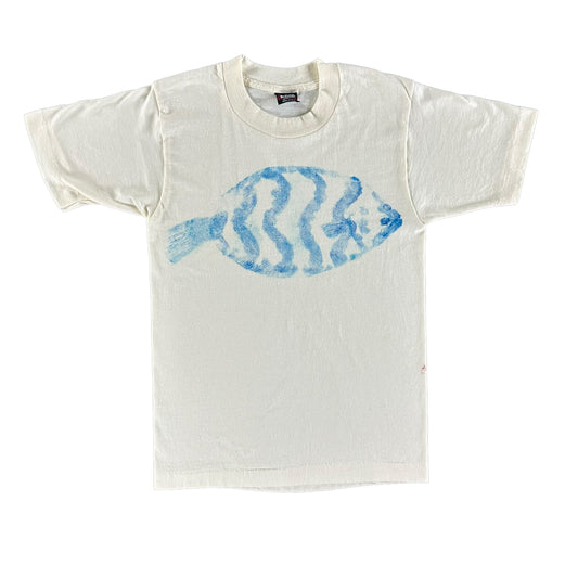 Vintage 1980s Fish T-shirt size Medium