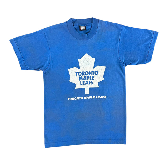 Vintage 1980s Toronto Maple Leafs T-shirt size Small