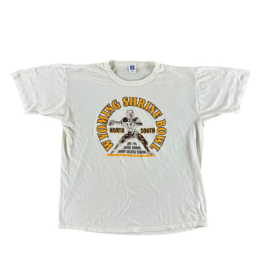 Vintage 1996 Wyoming Shrine Bowl T-shirt size XL