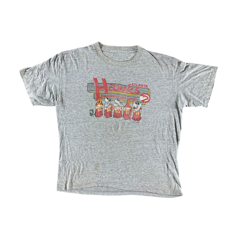 Vintage 1980s Atlanta Hawks T-shirt size Large