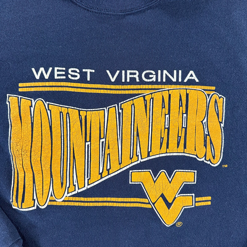 Vintage 1980s West Virginia University Sweatshirt size Large