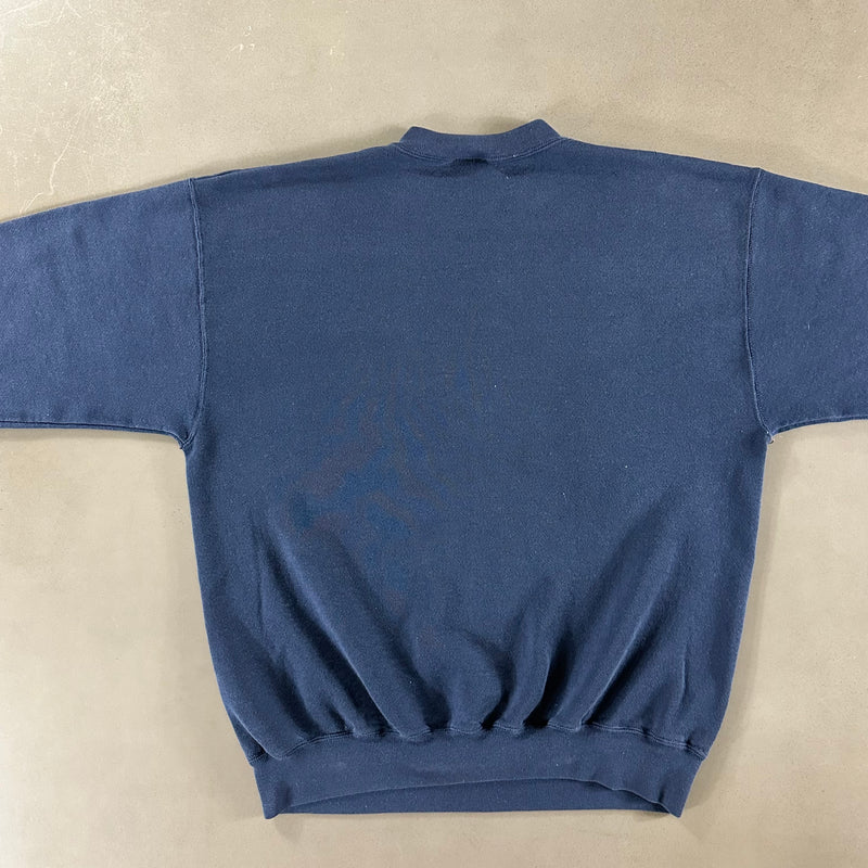 Vintage 1980s West Virginia University Sweatshirt size Large